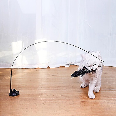 Varinha Gato com Ventosa: Diversão Garantida!
