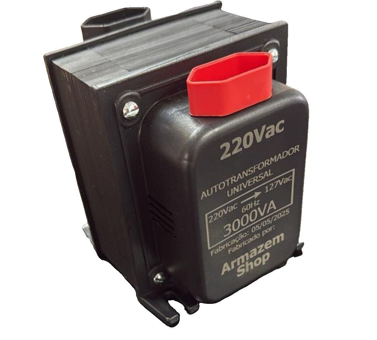 Transformador 3000VA Bivolt 110-220V/220-110V para 12000 BTUs - Potência e Segurança Garantidas