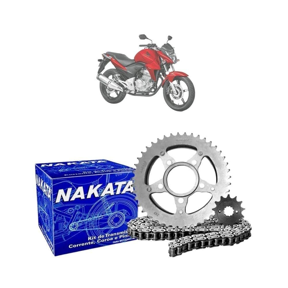 Kit Relação Nakata Honda CB 300R 2009-2015: Durabilidade e Performance Garantidas