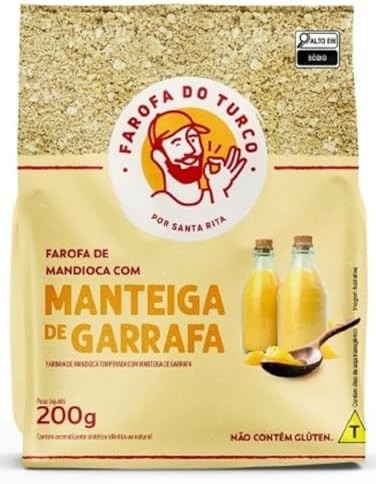 FAROFA DO TURCO POUCH MANTEIGA DE GARRAFA