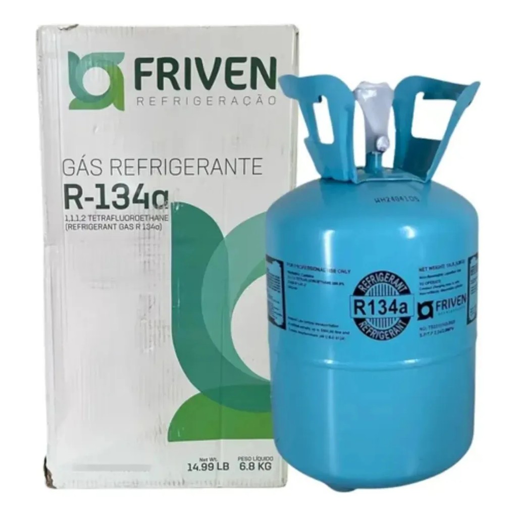 Gás R134a Friven 6,8kg: Ar Gelado e Sustentável!