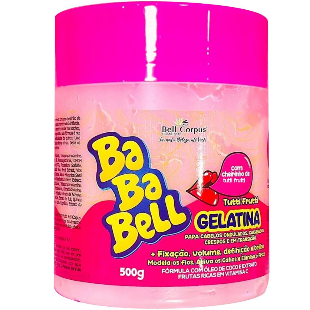 Gelatina Bababell: Cachos Definidos e Cheios de Volume!