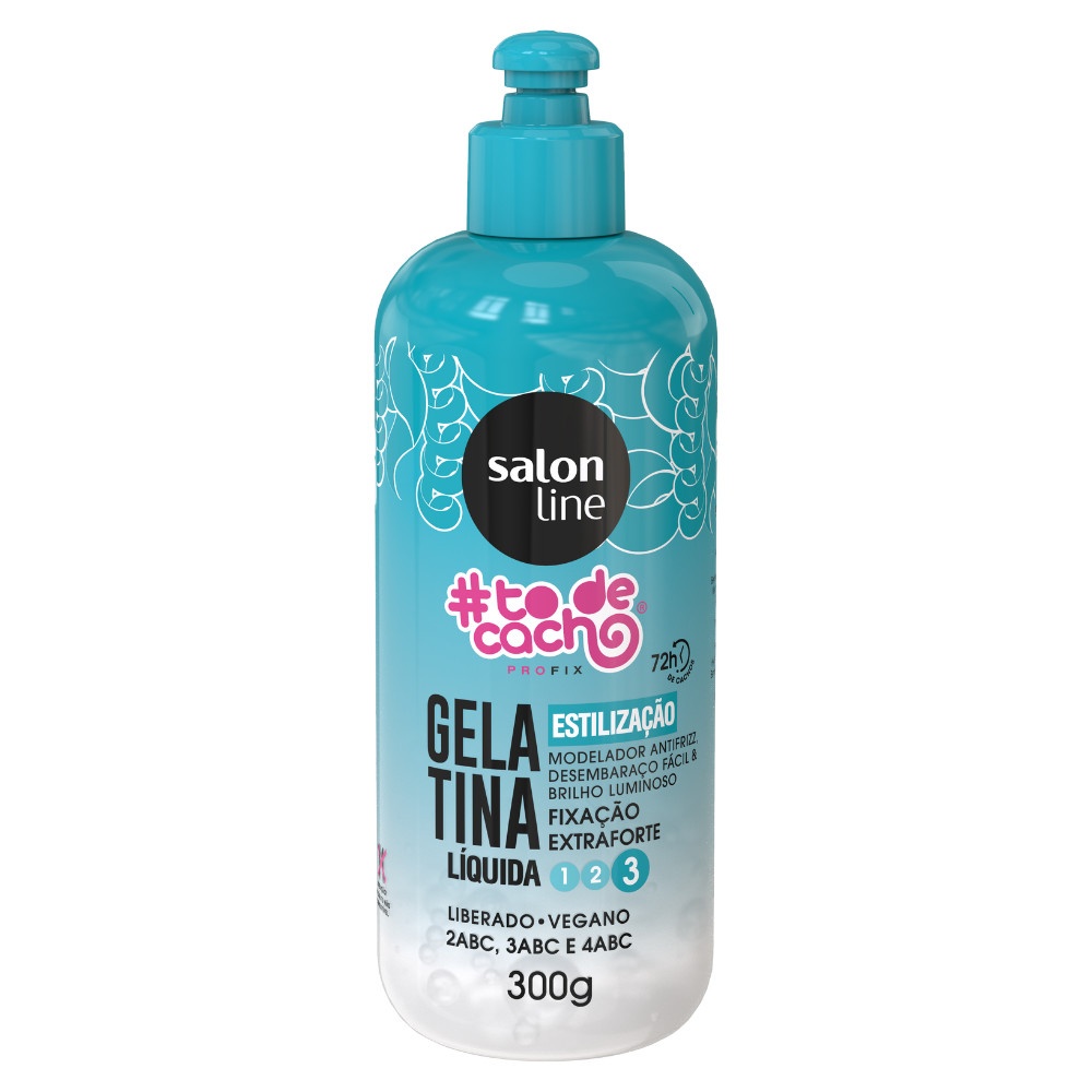 Gelatina Salon Line: Cachos Definidos e Sem Frizz