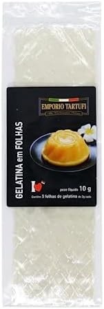GELATINA EM FOLHAS 5 UN - EMPORIO TARTUFI