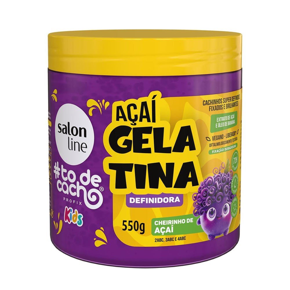 Gelatina Todecacho Kids: Cachos Definidos e Saudáveis!