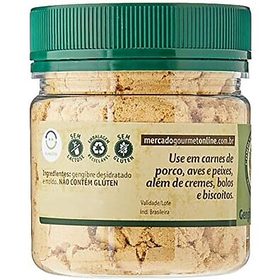 Gengibre em Pó Companhia das Ervas: Sabor e Saúde 70g