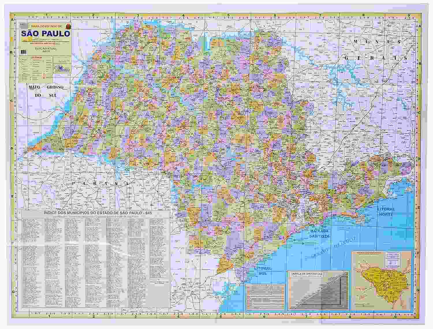 Mapa Escolar do Estado de São Paulo: Essencial para o Aprendizado Geográfico