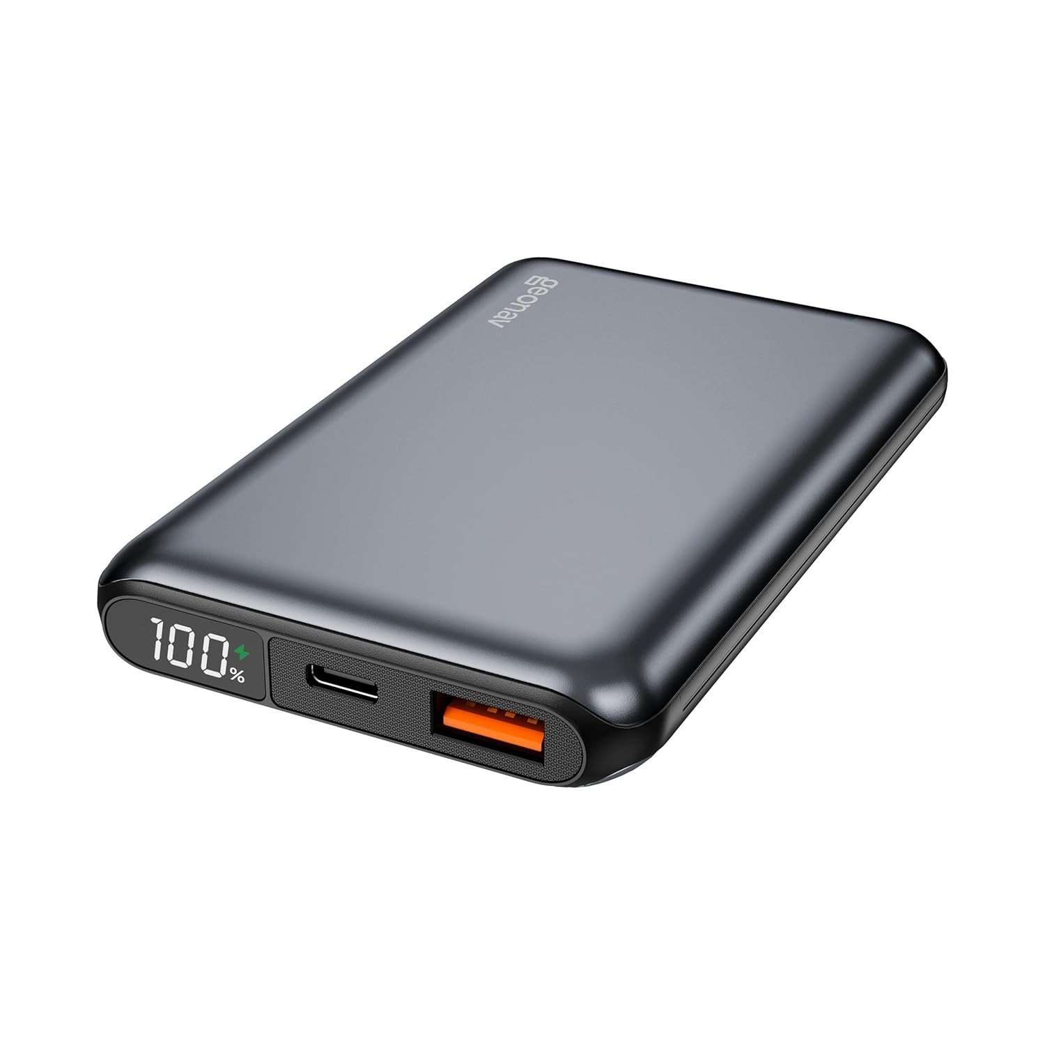 Power Bank Geonav 10.000mAh: Carregamento Rápido USB-C 20W e USB-A 18W | Compacto e Seguro
