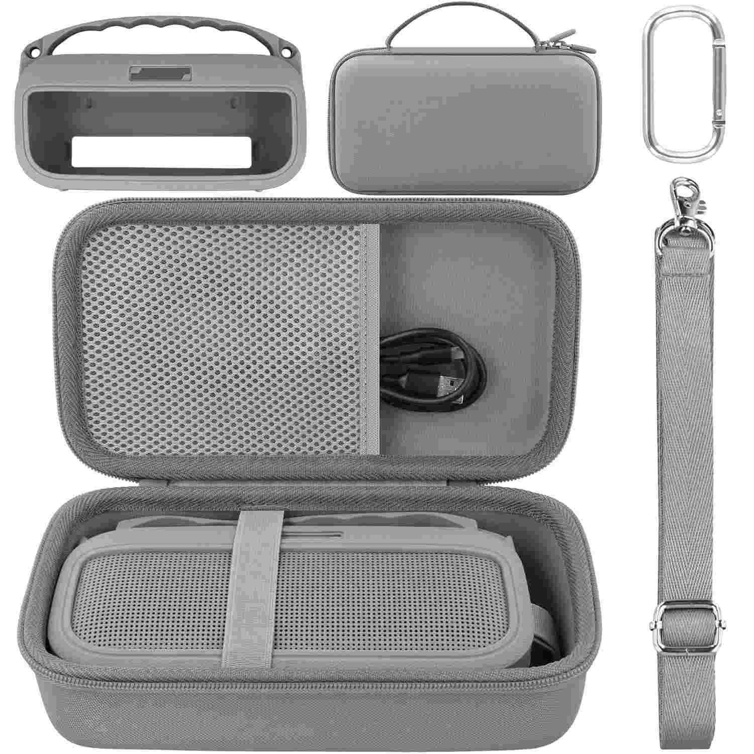 Capa Protetora Bose SoundLink Flex 2ª Geração: Silicone e Rígida (Arenito)