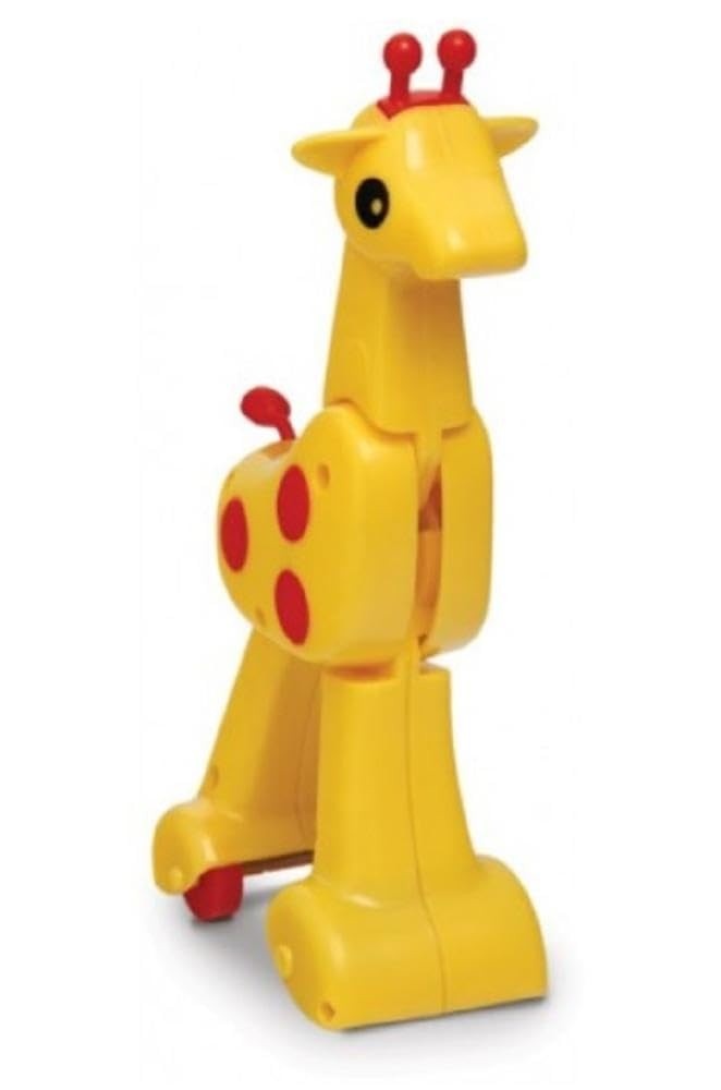 Girafa Gina Elka com Fricção: Diversão e Desenvolvimento para Bebês
