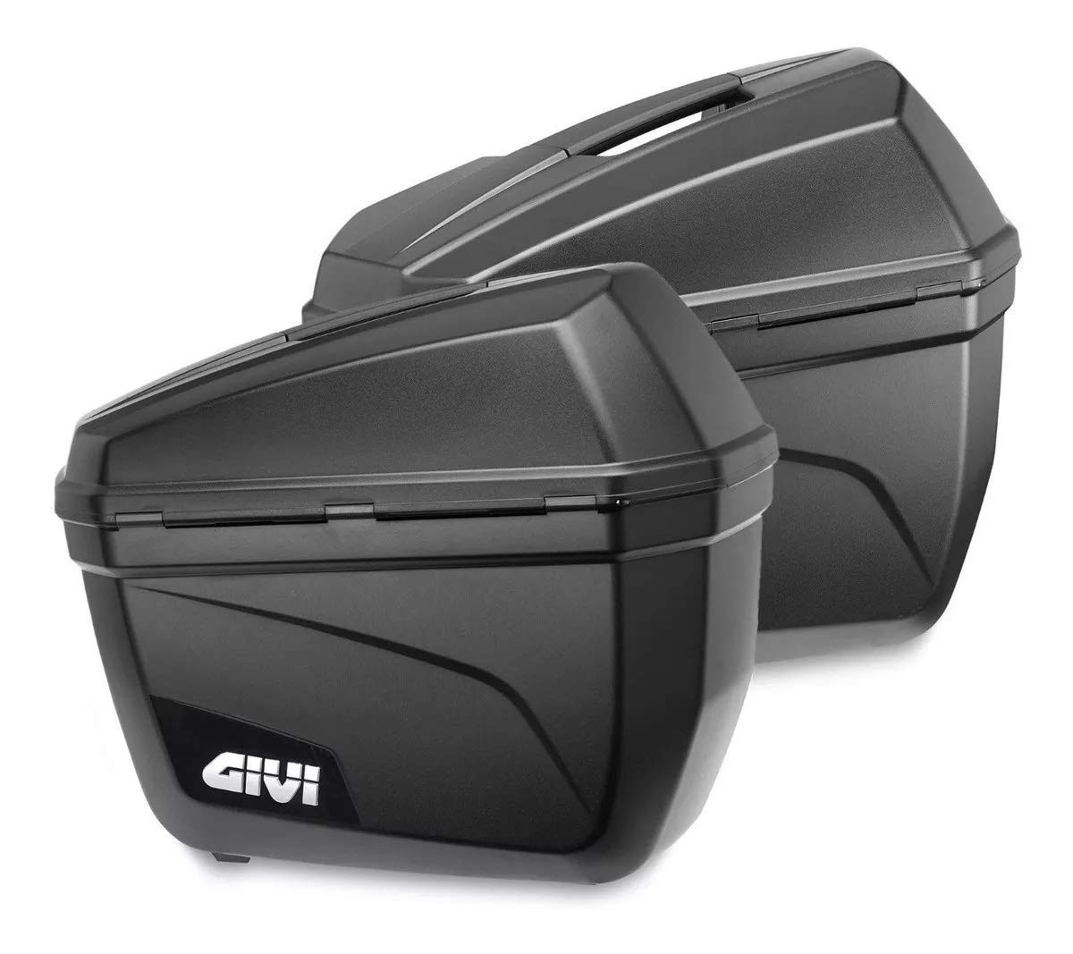Par de Baús Laterais Givi E22N 22L Preto: Aumente sua Carga com Estilo e Segurança