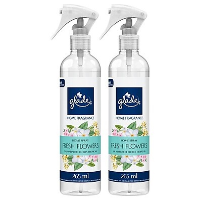 Glade Fresh Flowers: Kit 2 Odorizadores 265ml