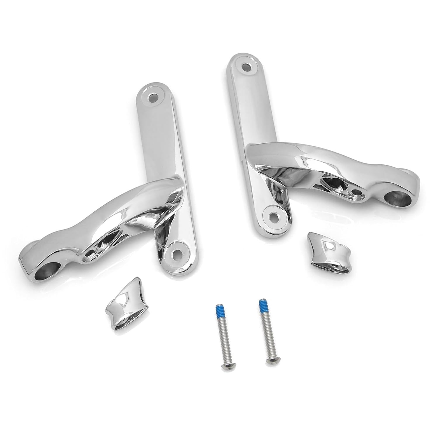 Kit Luz Neblina LED Cromado para Harley Davidson Street Glide - Iluminação Auxiliar Premium