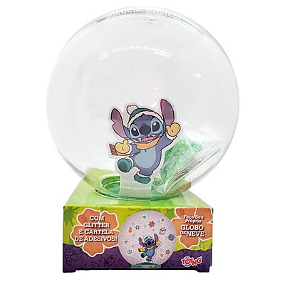 Globo de Neve Stitch DIY: Crie a Magia!