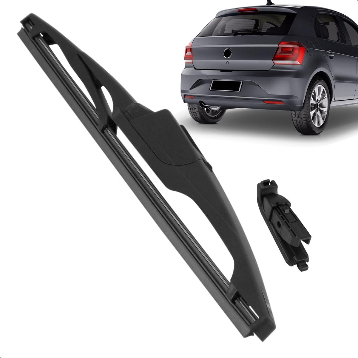 Palheta Limpadora Para-Brisa Traseiro Vigia Gol G7 2017-2023 - Silicone Carenada 10 Polegadas