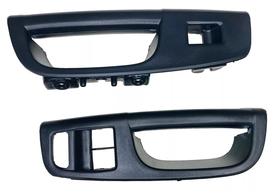 Par Puxador Interno Porta Dianteira Gol Voyage G5 G6 Preto - Acabamento Premium