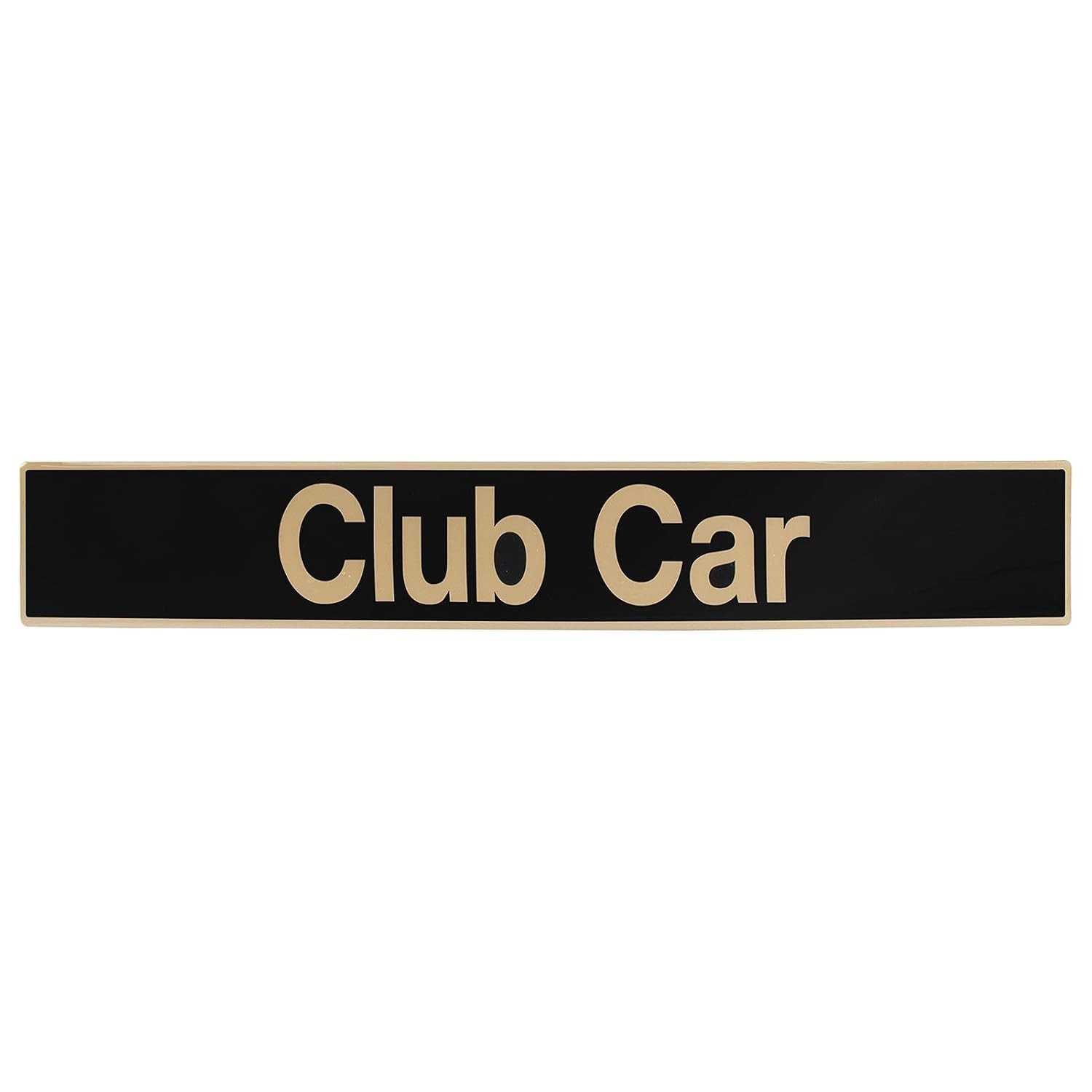 Emblema Dourado e Preto para Club Car DS: Renove o Estilo do Seu Carrinho de Golfe!