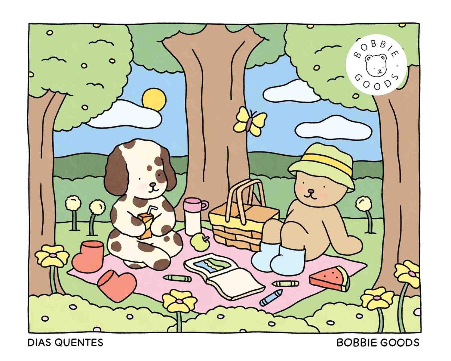 Livro de Colorir Bobbie Goods "Dias Quentes": Liberte Sua Criatividade Oficialmente no Brasil!