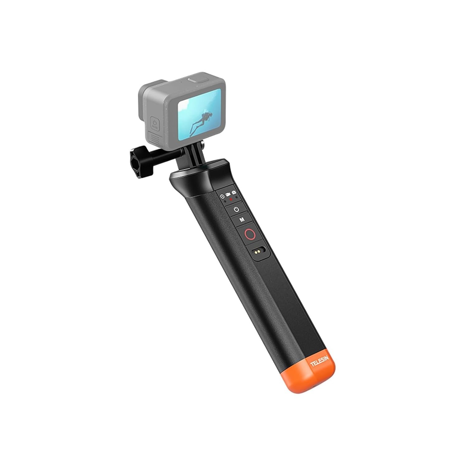 Pau de Selfie Flutuante para GoPro: Mergulhe com Segurança e Controle Total