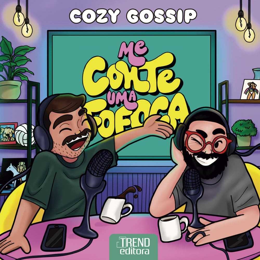 Livro de Colorir Cozy Gossip - Me Conte uma Fofoca | Relaxamento e Criatividade