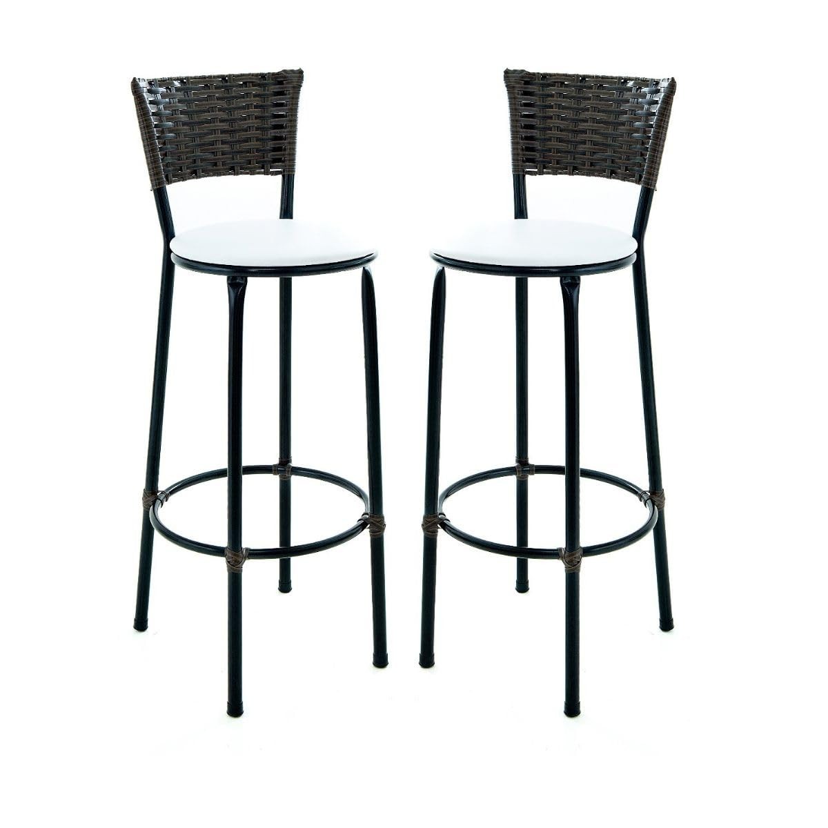 Kit 2 Banquetas Altas Argila para Cozinha e Área Gourmet – Estilo Moderno e Conforto Ergonômico