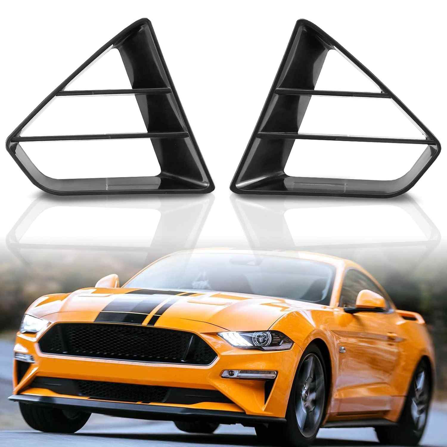 HAKA TOUGH: Inserções de Grade Frontal para Ford Mustang GT 2018-2023 - Estilo e Proteção Premium
