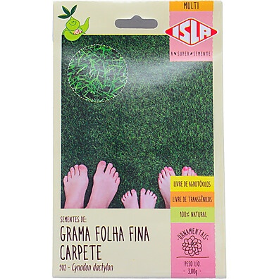 Grama Bermuda Folha Fina ISLA: Sementes Premium para um Gramado Perfeito