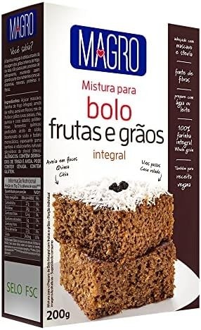 Lowçucar Bolo Integral Com Frutas E Grãos 200g
