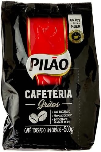 Café Torrado em Grãos Pilão Cafeteria Pacote 500g