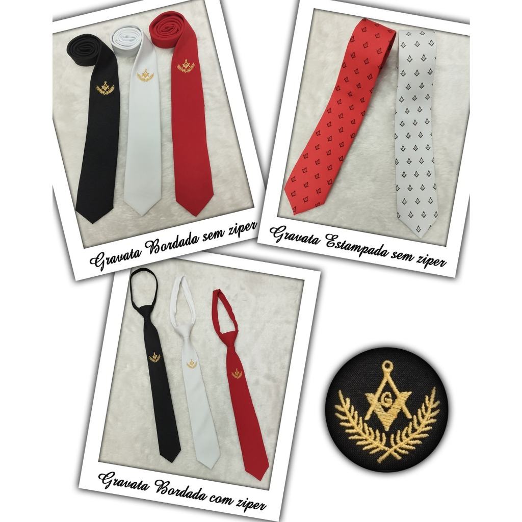 Gravata Maçônica Bordada Jacquard: Elegância e Simbolismo