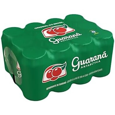 Guaraná Antarctica: Pack 12 Latas 350ml - Sabor Original