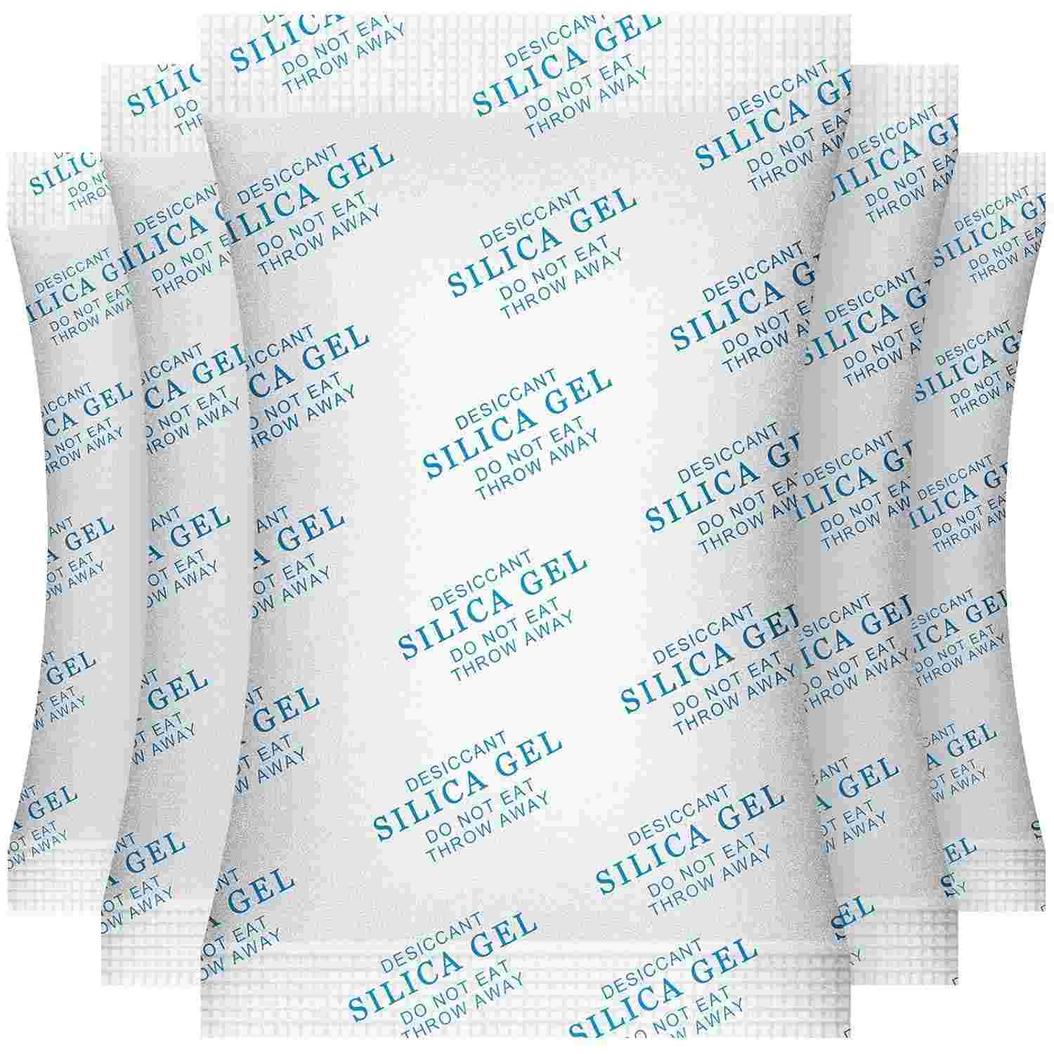 Sílica Gel Dessecante 10 Sachês 50g - Desumidificador Anti-Mofo para Armários e Guarda-Roupas