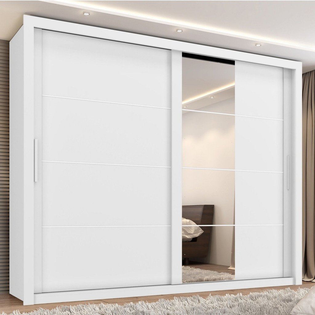 Guarda Roupa Casal Imperador Plus: Espaço e Elegância