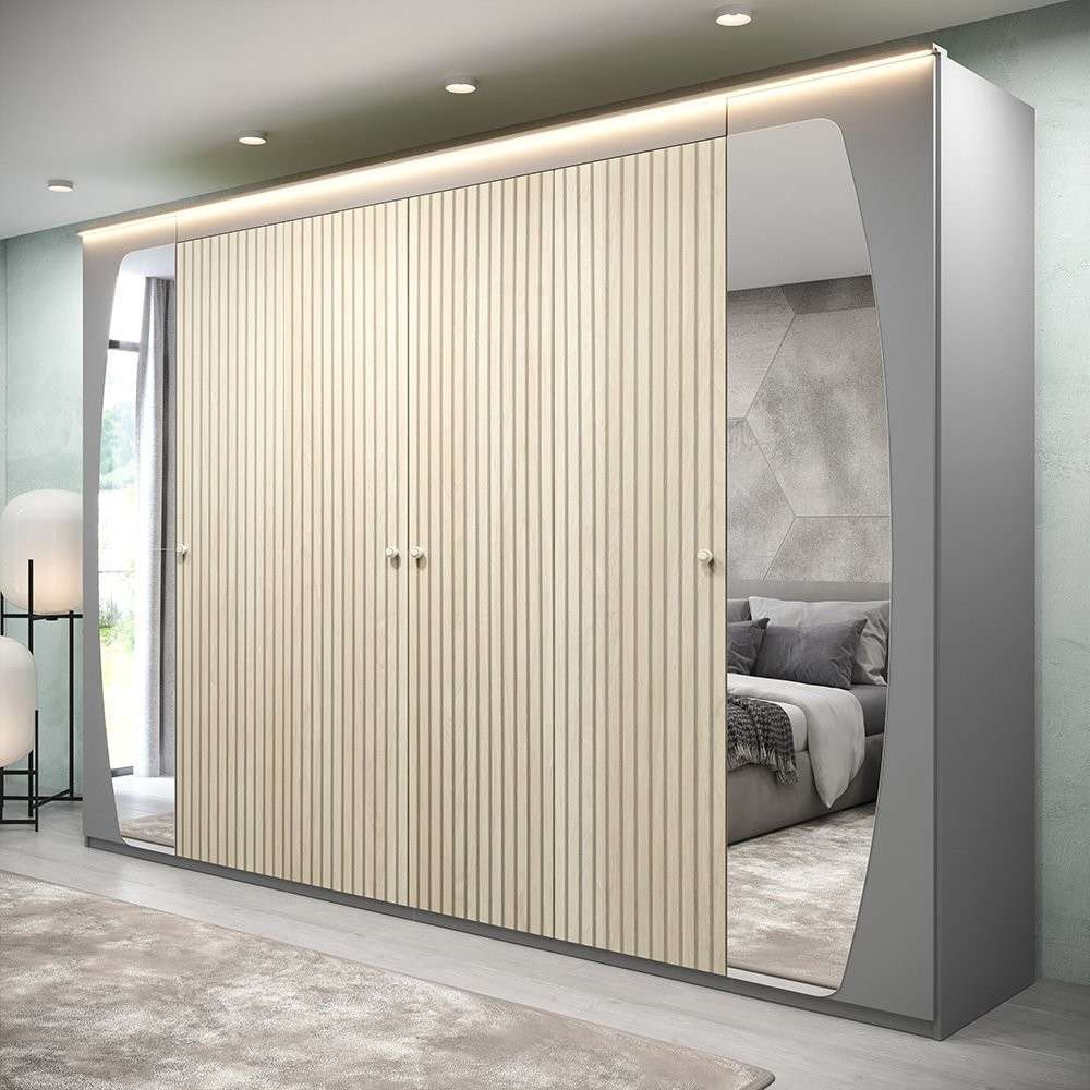 Guarda Roupa Casal Ripado: Elegância e Organização