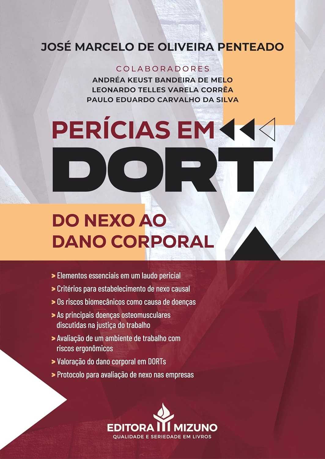 Perícias em DORT: Do Nexo ao Dano Corporal - Guia Essencial Editora Mizuno