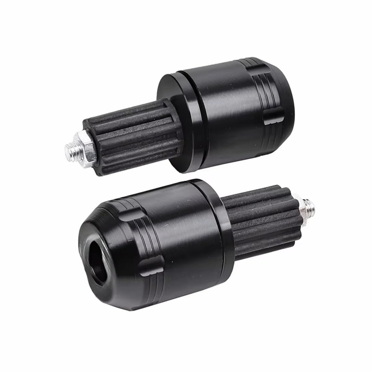 Pesos de Guidão Reforçados em Alumínio para Honda PCX, Fan, Titan 125/160 - Preto