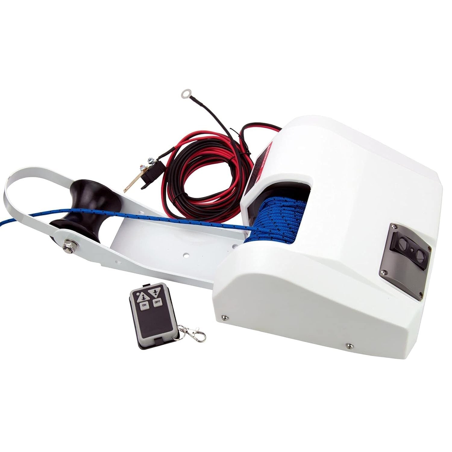 Kit Guincho de Âncora Elétrica 12V para Barcos - Controle Remoto Sem Fio e Alta Performance