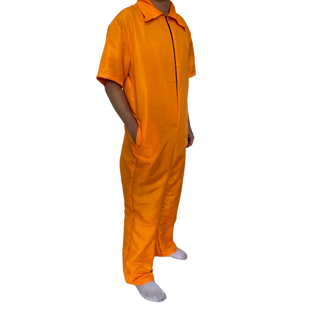 Fantasia Presidiário Americano Laranja: Atração Garantida no Halloween