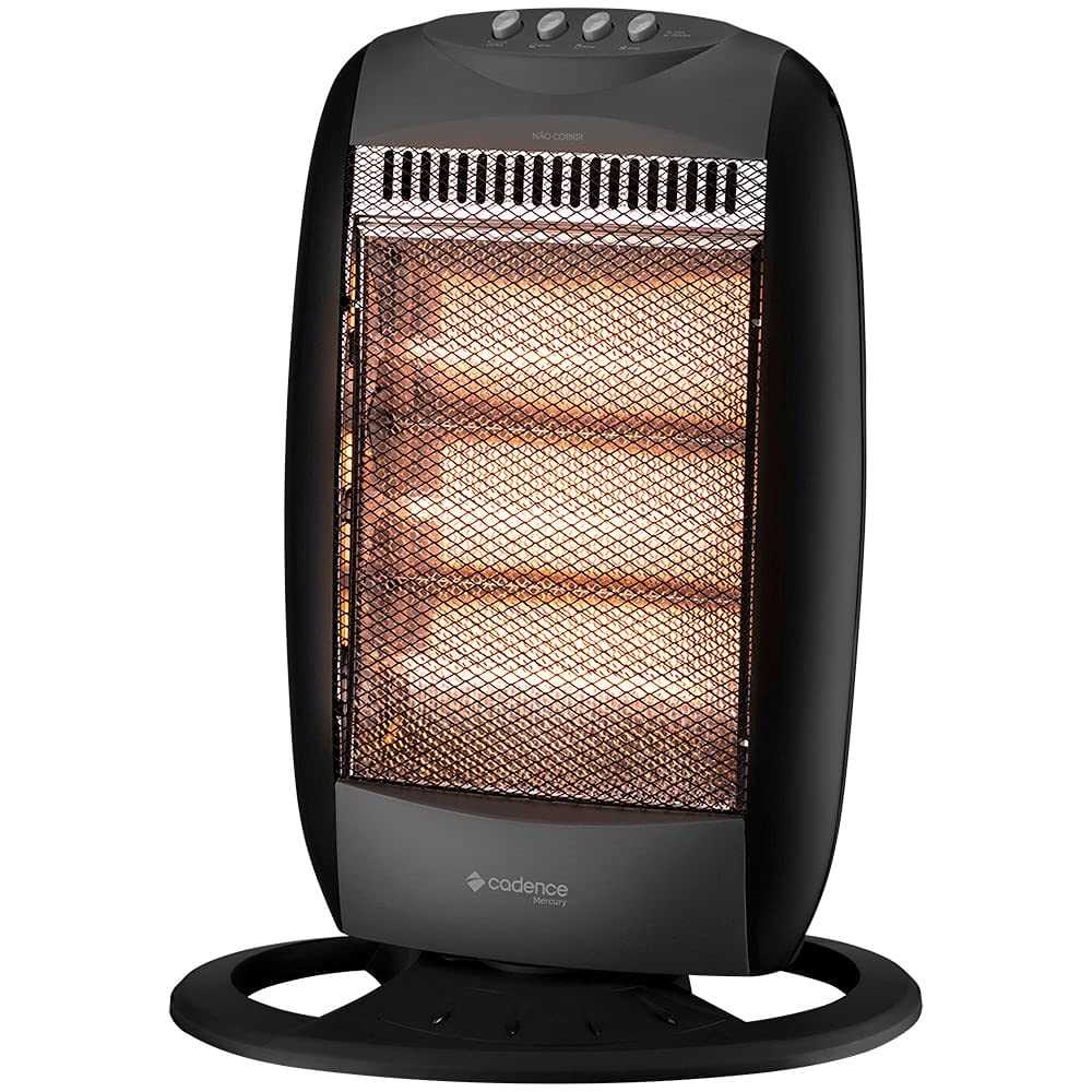 Aquecedor Halógeno Cadence Mercury 220V - Design Moderno e Aquecimento Eficiente