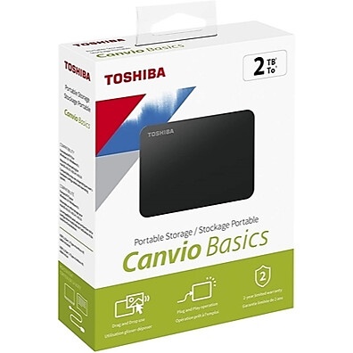 HD Externo Toshiba 2TB: Armazenamento Simples e Rápido