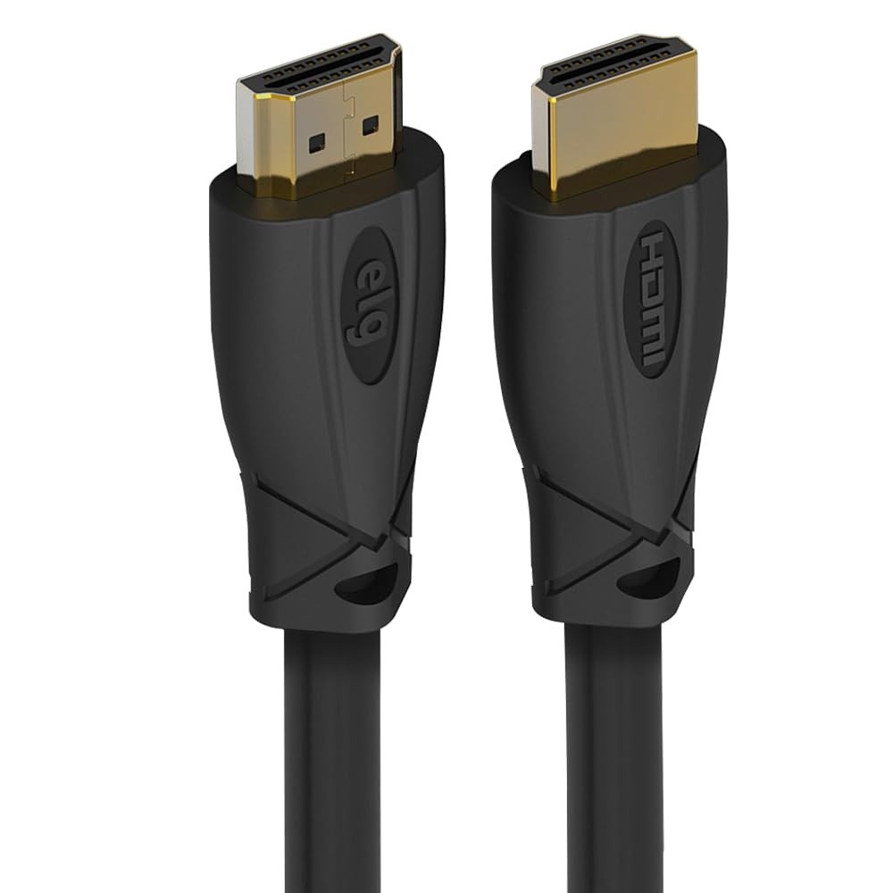 Cabo HDMI 2.1 ELG HD8K25: Imersão Total em 8K, 4K e 144Hz com 2,5m e 48Gbps