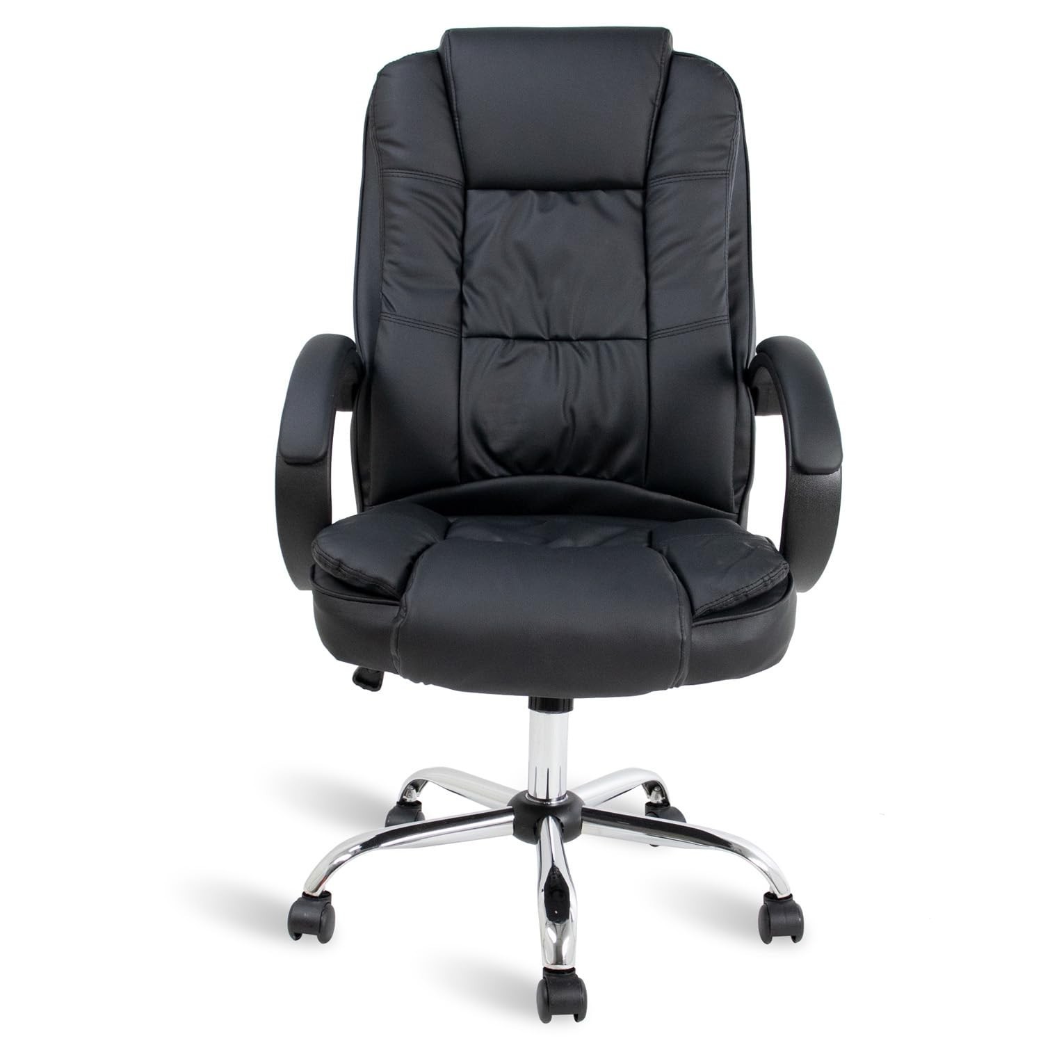 Cadeira de Escritório Presidente Healer James Giratória com Encosto Alto - Conforto Ergonômico Premium
