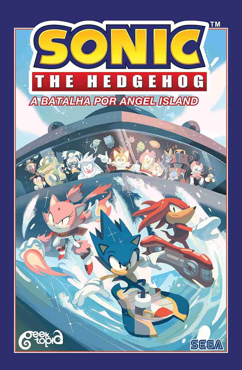 Sonic The Hedgehog - Volume 3: A Batalha por Angel Island | Quadrinhos Imperdíveis