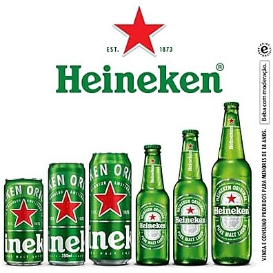 Heineken 473ml: Pack Cerveja Lata 12 Unidades
