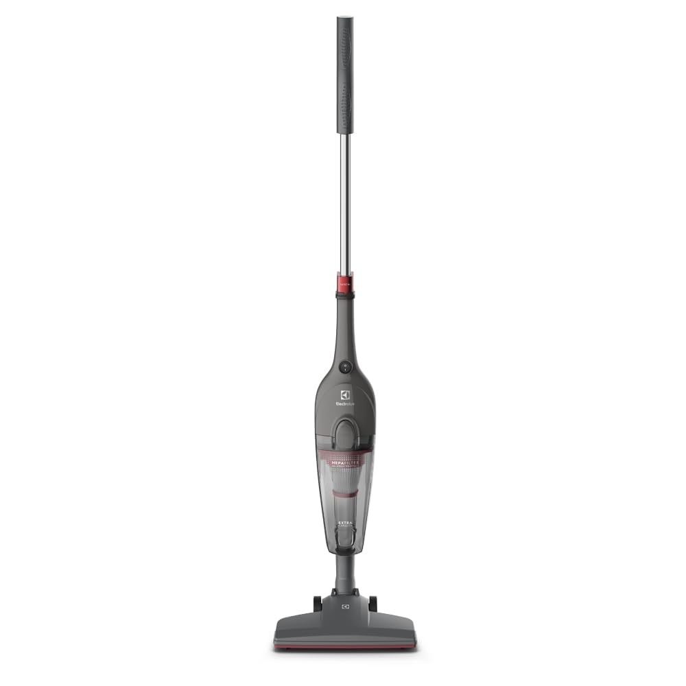 Aspirador de Pó Vertical 2 em 1 Electrolux STK15 1450W com Filtro HEPA e 6m de Cabo - Cinza Urban Grey