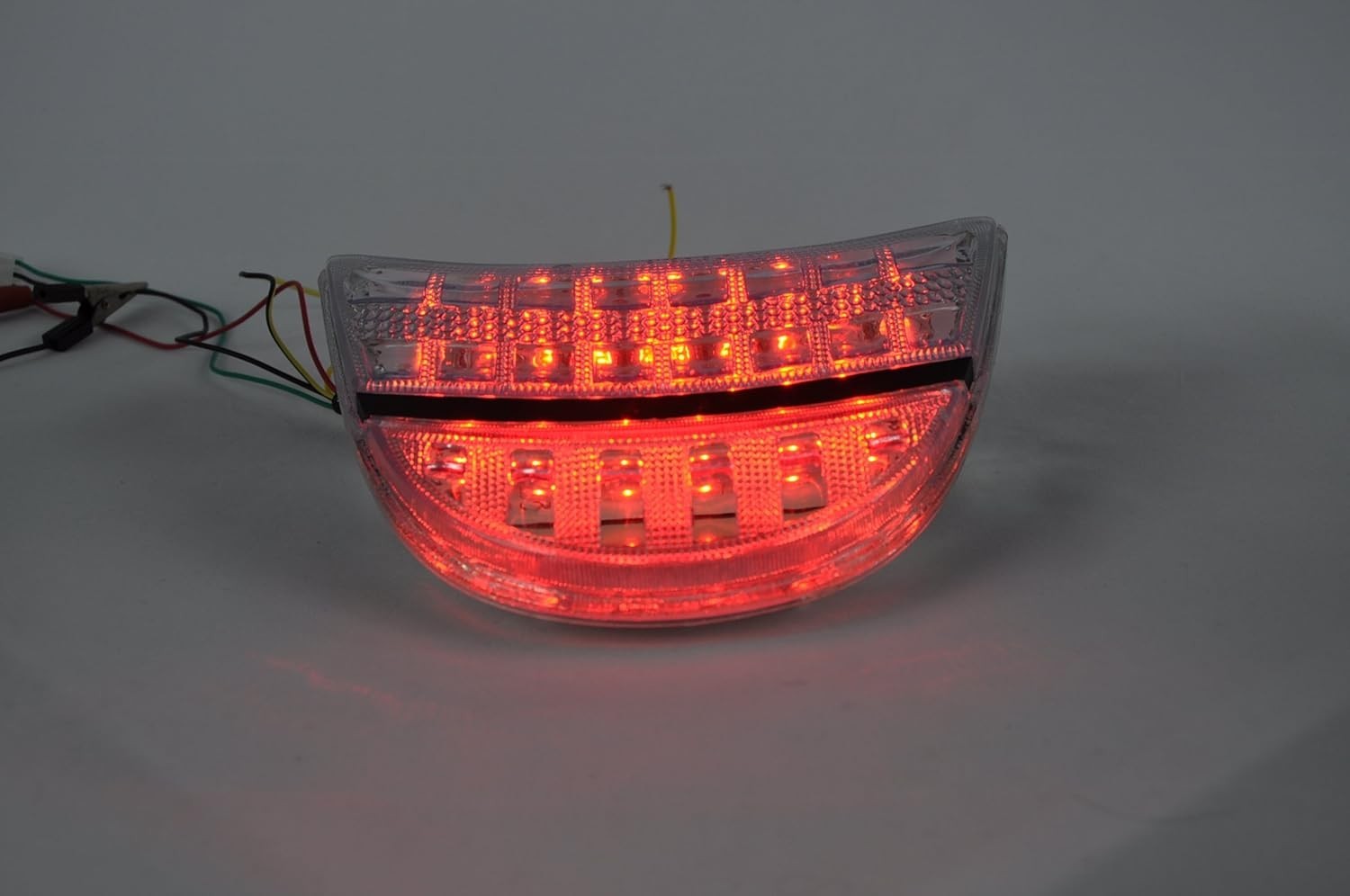 Lanterna Traseira LED Fumê com Seta Integrada para Honda CBR954RR 2002-2004