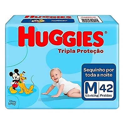 Huggies Tripla Proteção M: Noites Secas e Bebê Feliz!