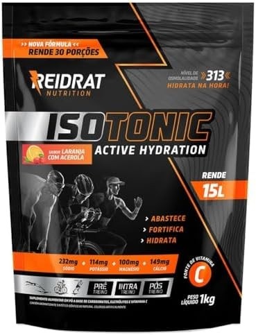 Isotonic Active Hydration - 1000g Laranja e Acerola - Reidrat