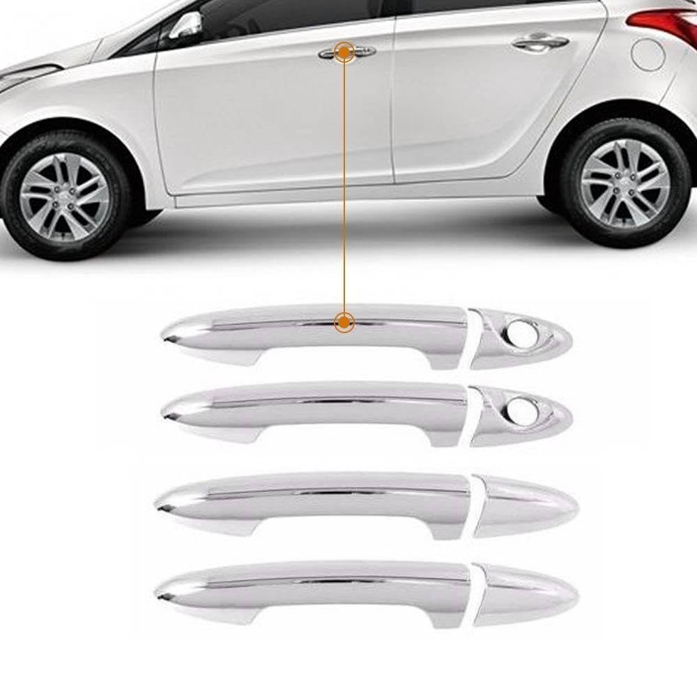 Capa Maçaneta Externa Cromada Hyundai HB20 2013+ (4 Portas) - Elegância e Proteção