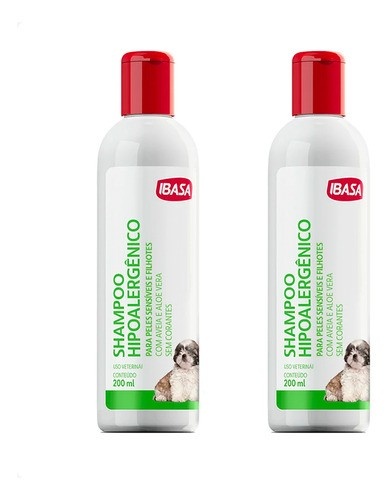 Ibasa Hipoalergênico: Shampoo Suave para Cães e Gatos